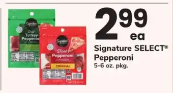 Safeway Signature SELECT Pepperoni offer
