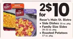 Safeway Reser's Main St Bistro offer