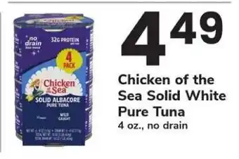 Safeway Chicken of the Sea Solid White Pure Tuna offer