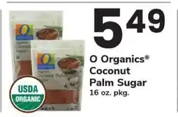 Safeway O Organics Coconut Palm Sugar offer