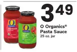 Safeway O Organics Pasta Sauce offer
