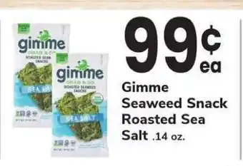 Safeway gimme Seaweed Snack offer