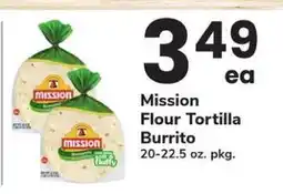 Safeway Mission Flour Tortilla Burrito offer