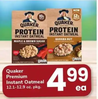 Safeway Quaker Premium Instant Oatmeal offer