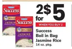 Safeway Success Boil in Bag Jasmine Rice offer