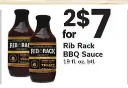 Safeway RIB RACK BBQ SAUCE offer