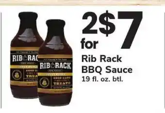 Safeway RIB RACK BBQ SAUCE offer