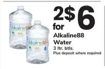 Safeway ALKALINE88 WATER offer