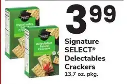 Safeway Signature SELECT Delectables Crackers offer