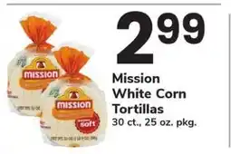 Safeway Mission White Corn Tortillas offer