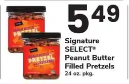 Safeway Signature SELECT Peanut Butter Filled Pretzels offer