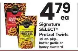 Safeway Signature Select Pretzel Twirls offer