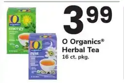 Safeway O Organics Herbal Tea offer