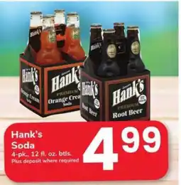 Safeway Hank's Soda offer
