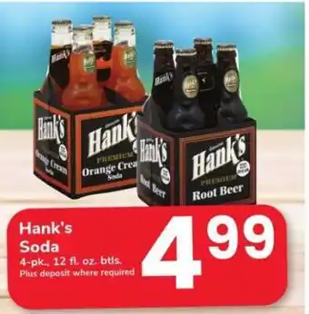 Safeway Hank's Soda offer