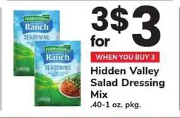 Safeway Hidden Valley Salad Dressing Mix offer