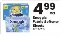 Safeway Snuggle Fabric Softener Sheets offer