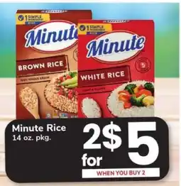Safeway Minute Rice offer