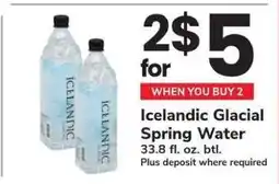 Safeway Icelandic Glacial Spring Water offer