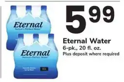 Safeway Eternal Water offer