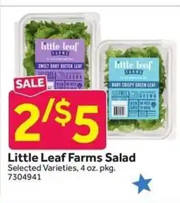Stop&Shop Little Leaf Farms Salad offer