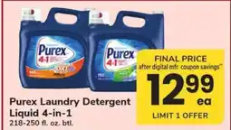 Safeway Purex Laundry Detergent Liquid 4-in-1 offer