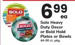 Safeway Solo Heavy Duty Decor or Bold Hold Plates or Bowls offer