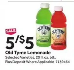 Stop&Shop Old Tyme Lemonade offer