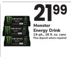 Safeway Monster Energy Drink offer