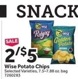 Stop&Shop Wise Potato Chips offer