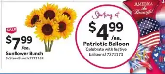 Stop&Shop Sunflower Bunch offer