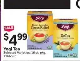 Stop&Shop Yogi Tea offer