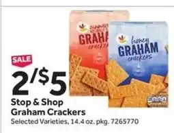 Stop&Shop Stop & Shop Graham Crackers offer