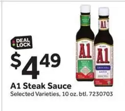Stop&Shop A1 Steak Sauce offer
