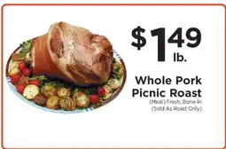 ShopRite WHOLE PORK PICNIC ROAST offer