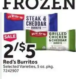 Stop&Shop Red's Burritos offer