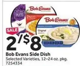 Stop&Shop Bob Evans Side Dish offer