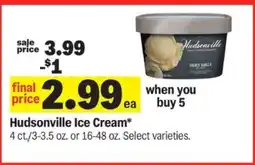 Meijer Hudsonville Ice Cream offer