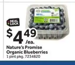Stop&Shop Nature’s Promise Organic Blueberries offer