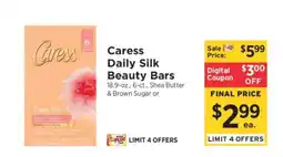 ShopRite Caress Daily Silk Beauty Bars offer