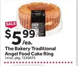 Stop&Shop The Bakery Traditional Angel Food Cake Ring offer
