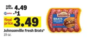 Meijer Johnsonville Fresh Brats offer