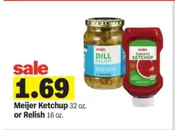 Meijer Meijer Ketchup or Relish offer