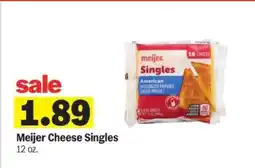 Meijer Meijer Cheese Singles offer