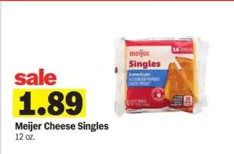Meijer Meijer Cheese Singles offer
