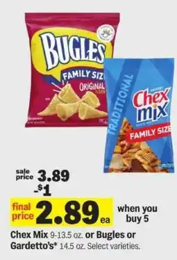 Meijer Chex Mix or Bugles or Gardetto's offer