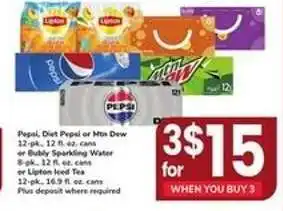 Safeway Pepsi, Diet Pepsi, Or Mtn Dew offer