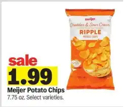 Meijer Meijer Potato Chips offer