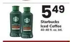 Safeway Starbucks Iced Coffee offer