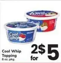 Safeway Cool Whip topping offer
